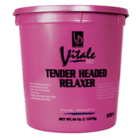 Vitale Pro Tender Headed Relaxer 64 oz. - For Fine To Medium Textured Hair